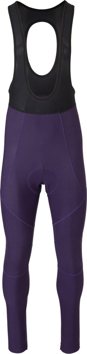 AGU Prime - Bibtight - Heren Fietsbroek met Zeem - Winterbroek - Winddicht - Inverno DWR - Reflecterend - L - Paars