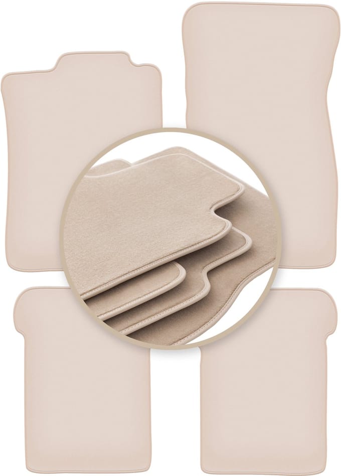 PREMIUM beige matten voor: Volkswagen Corrado coupé 1988-1994