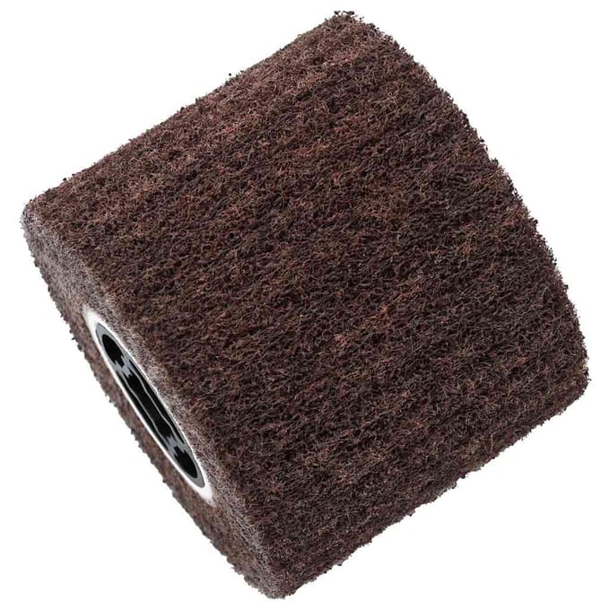 vidaXL - Schuurrollers - 3 - st - Bruin - 12 - x - 12 - x - 10 - cm - Synthetische - vezel