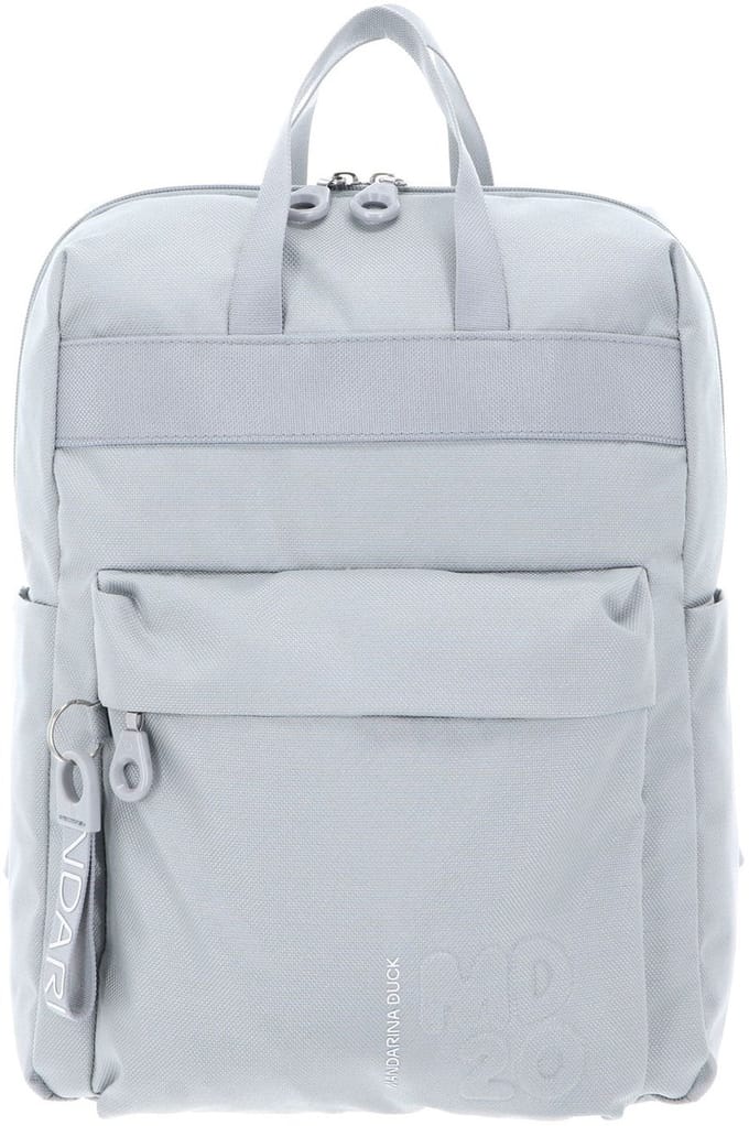 MANDARINA DUCK rugzak met laptopvak MD20 Backpack Pearl Lichtgrijs