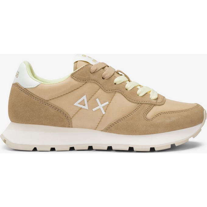 Sun 68 Ally Solid dames sneaker - Beige - Maat 38