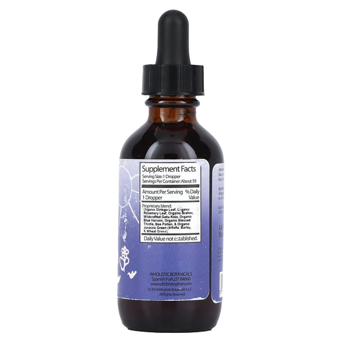 Christopher's Original Formulas, Kid-E-Mem, Ondersteuning voor de hersengezondheid, 2 fl oz
