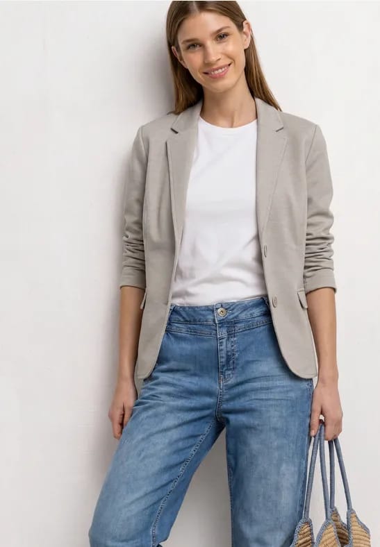 Basis piqué blazer