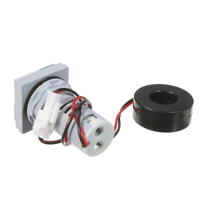 Mini Vierkante Digitale Volt-ampèremeter Voltammeter Ampèremeter Voltmeter Dubbele LED-weergave Spanning en stroom blauw