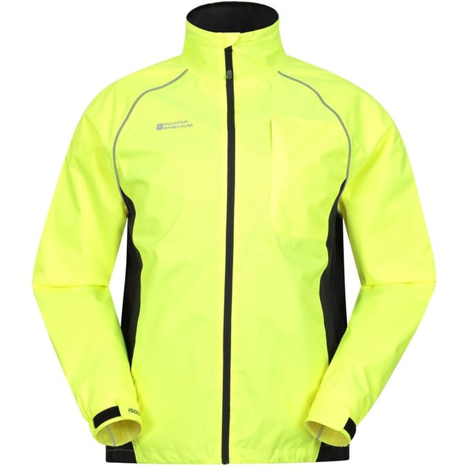 Mountain Warehouse Heren Adrenaline II Waterdichte Jas (Geel)