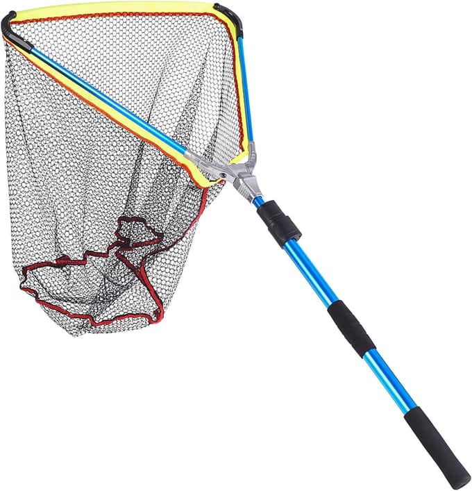 Visnet Telescopisch - Schepnet Aluminium - Vissen Vangen - Uittrekbaar Handvat - 200 cm Lengte