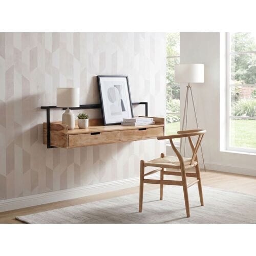 Bureau acaciahout 120 cm zwevend - WL7.440