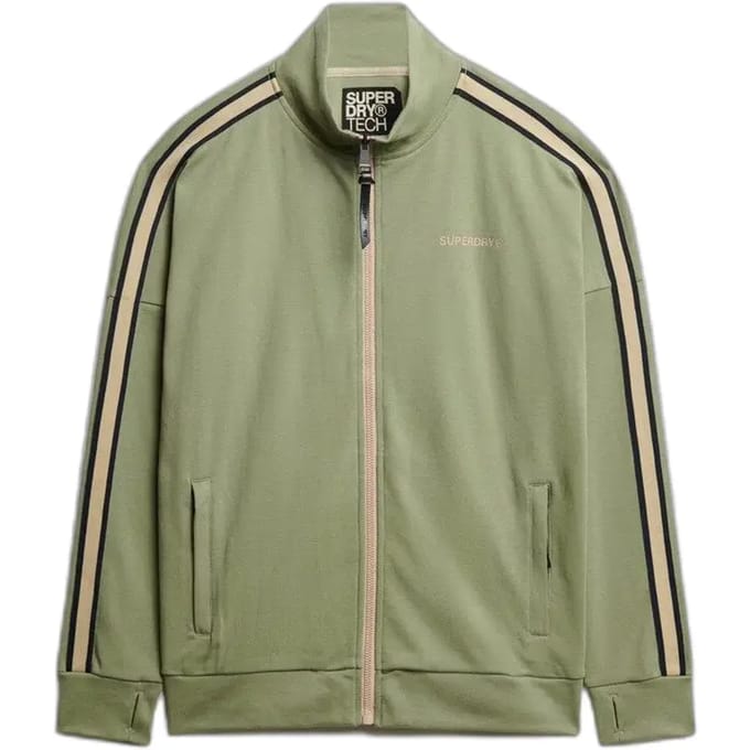 Superdry - Tech Cult trainingsjack met losse pasvorm - Heren - Truien