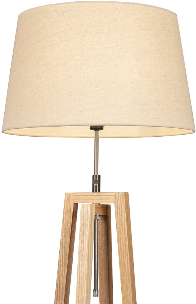 Lumidora Vloerlamp 31479 - LILLE - E27 - Beige - Hout - ⌀ 45 cm