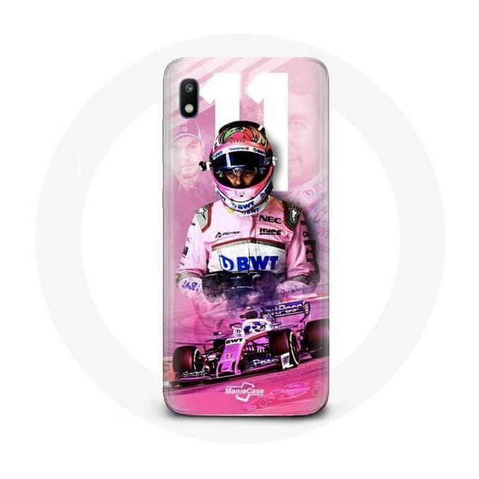 Coque - Formule 1 - Sergio Pérez - Samsung Galaxy A10 - Souple - Rose rose