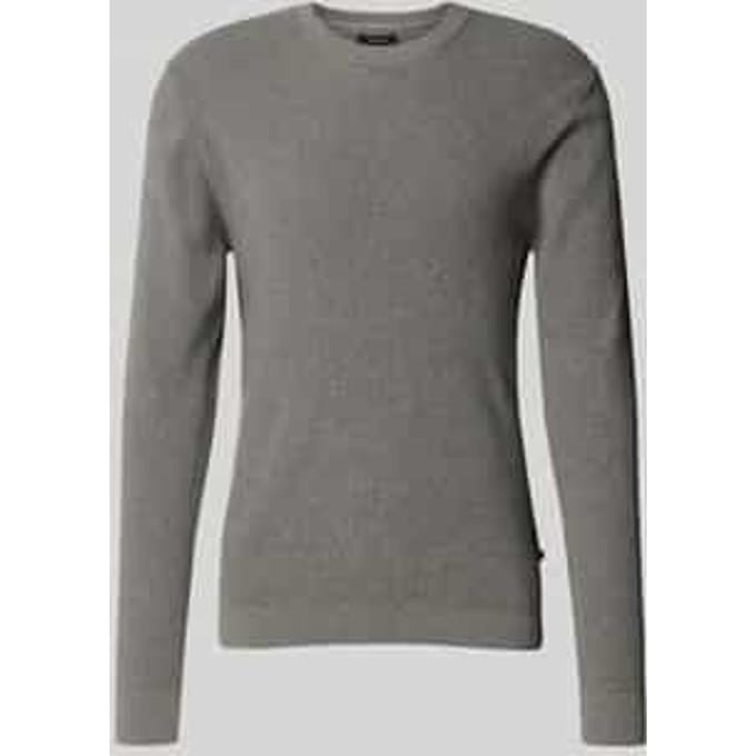 Gebreide pullover met ronde hals, model 'lagoon'