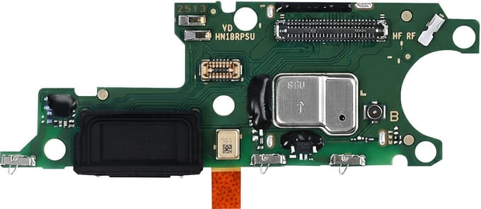 Honor, USB-C connector voor Magic 7 Lite met SIM-lezer / microfoon Service Pack, Groen
