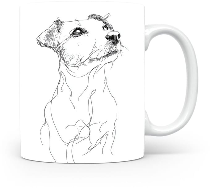 Beker Jack Russell Terriër