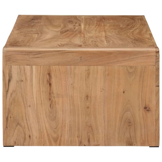 vidaXL - Salontafel - 110x55x35 - cm - massief - acaciahout