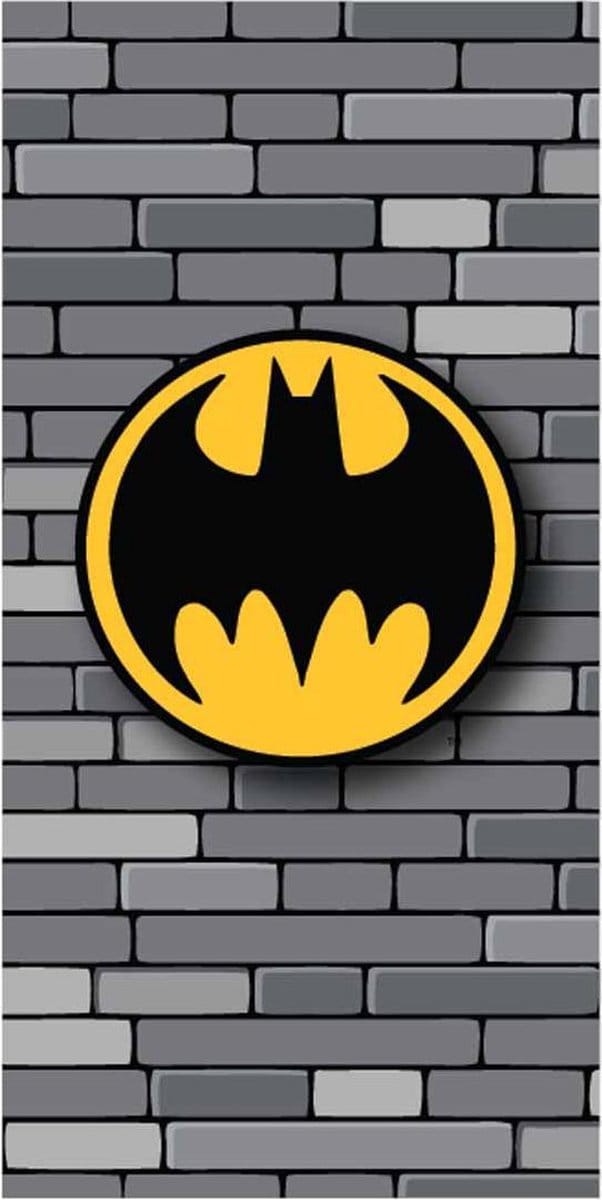 Batman - Badhanddoek - 140 x 70 centimeter - Handdoek - Bat-Man - Strandlaken - Sneldrogend