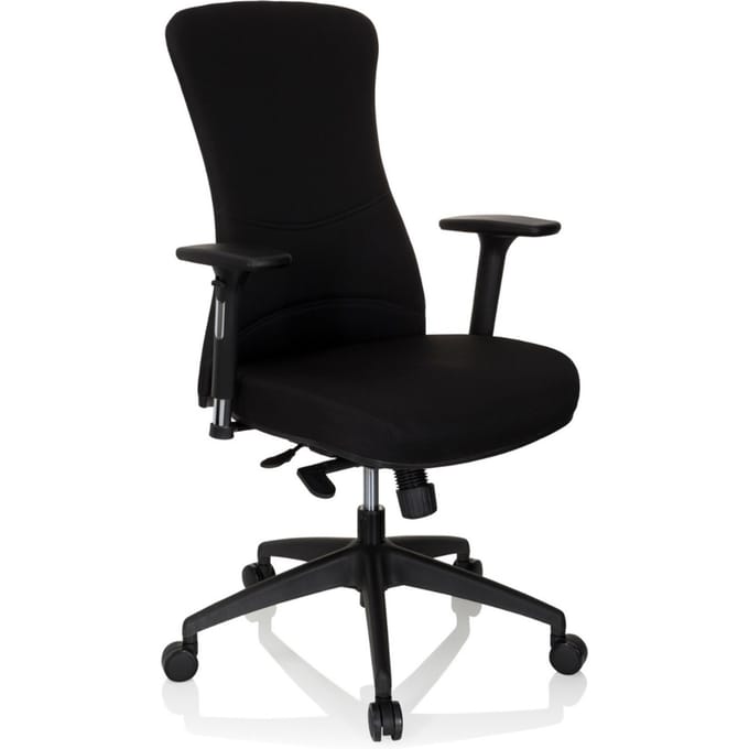 hjh OFFICE Office XT PRO - Professionele bureaustoel - Zwart - Stof