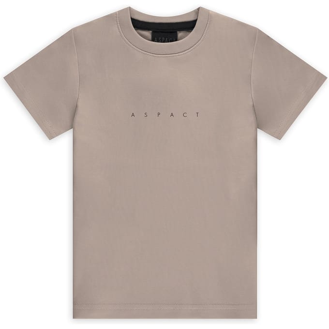 Aspact Kids Tee Taupe Größe: 92 | T-Shirts Outlet | kids | Schwarz