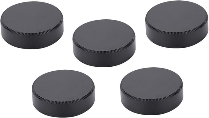Achter Lenskap - Beschermkap - C Mount Lenzen - Duurzaam Metaal - 25mm Diameter - Zwart