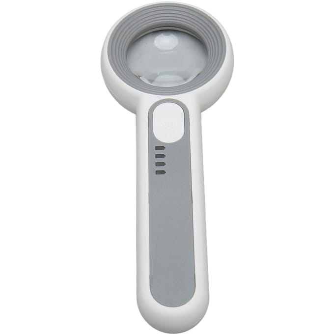 Handheld Vergrootglas 11X Touchknop Oplaadbaar 3 Niveaus LED Verlicht Vergrootglas voor Dichtbij