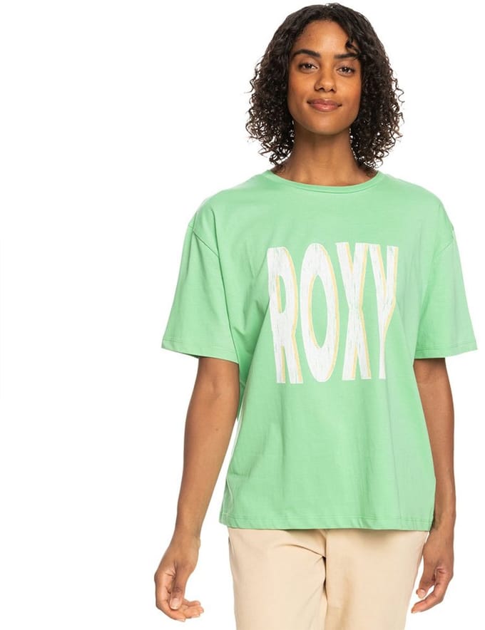 Roxy Sand Under The Sky T-shirt Met Korte Mouwen Groen M Vrouw