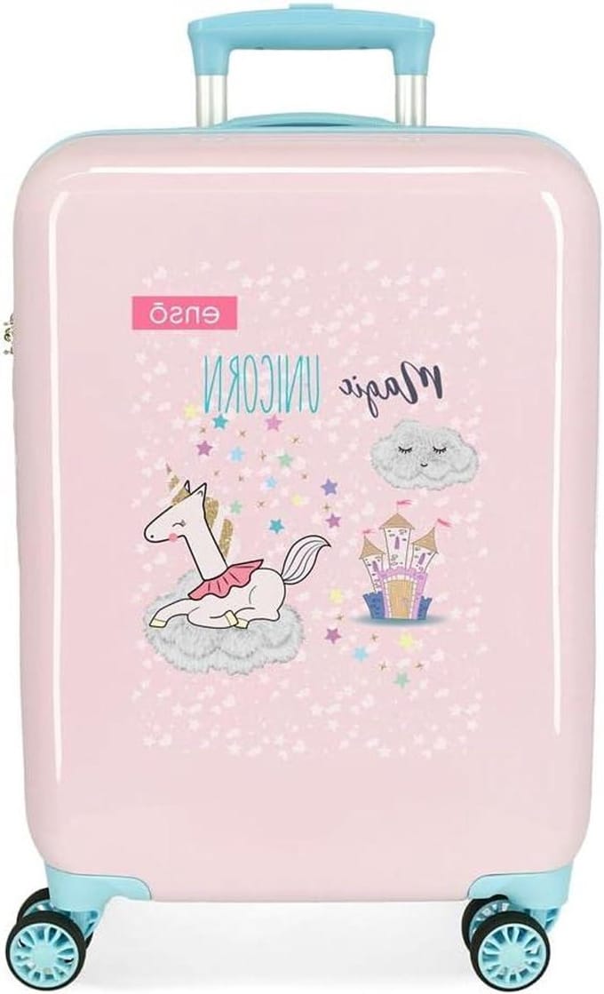 Kinder Koffer - Handbagage - Reizen - Combinatieslot - 55 cm - Roze