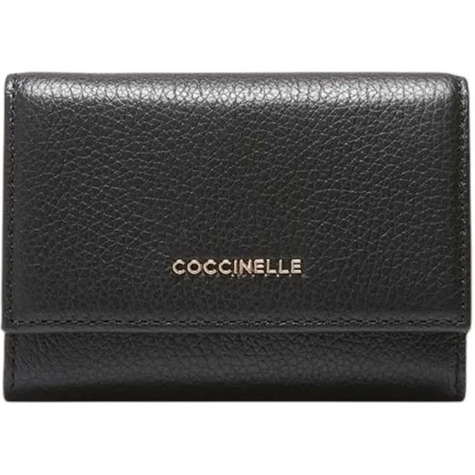 Metallic Soft Wallet - Kleine portemonnee dames - Leren portemonnee met rits - Rfid bescherming