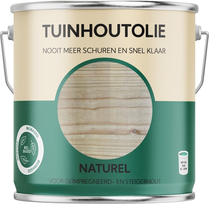 Tuinhout Olie - Naturel-2500ml