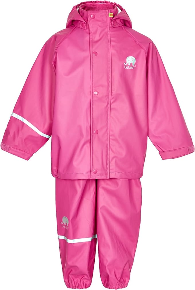 CeLavi Regenpak kinderen - Roze - maat 70 (72-80cm)