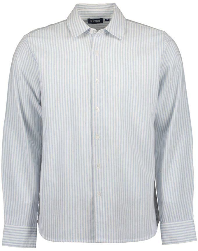 Blue Seven - Blouse 341032 wit/blue streep LM - maat M