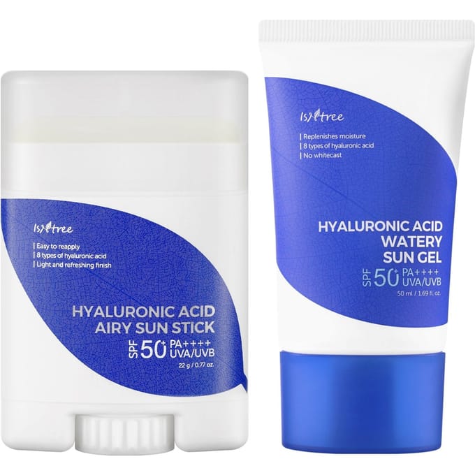 [ISNTREE] Stick Solaire Aérien Acide Hyaluronique SPF 50+ PA++++ 22g white