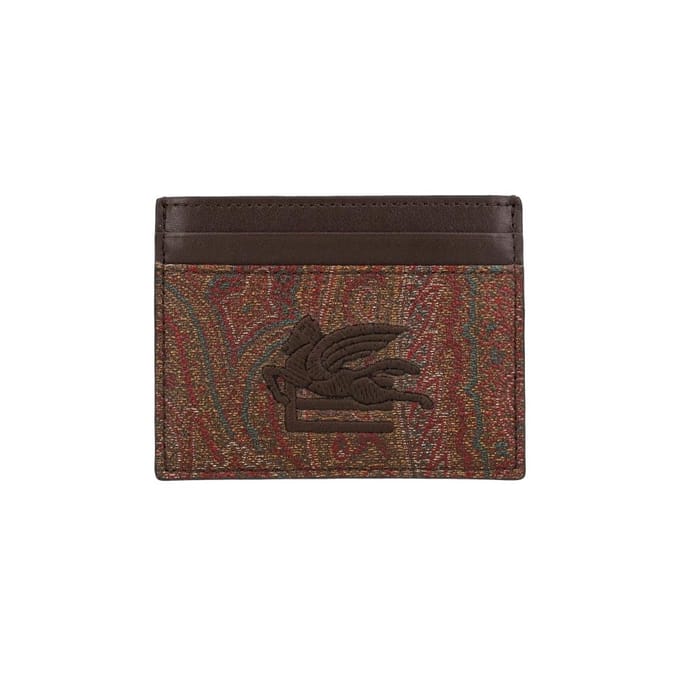 Porte-cartes Etro Jacquard Cachemire Pégase M0019 MP2E0001AA012 M0019