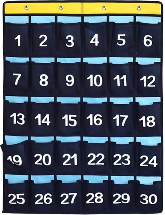Opbergtas met 30 vakjes / TelefoonTas - Marine
