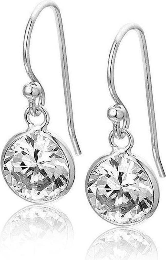 Montebello Oorbellen Liguster - 925 Zilver Gerhodineerd - ∅8mm - 23mm