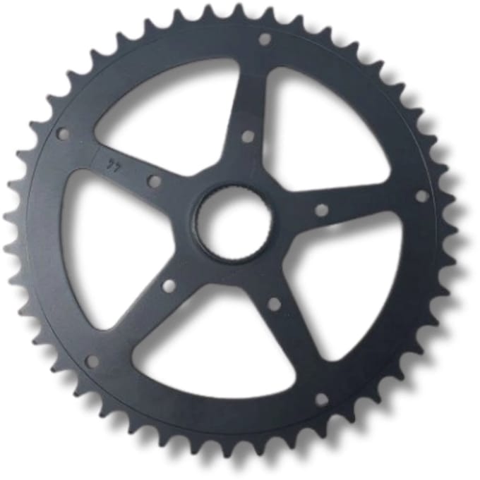 Esjot Kettingblad Shimano Steps 1/2 X 3/32 44T Staal Zwart