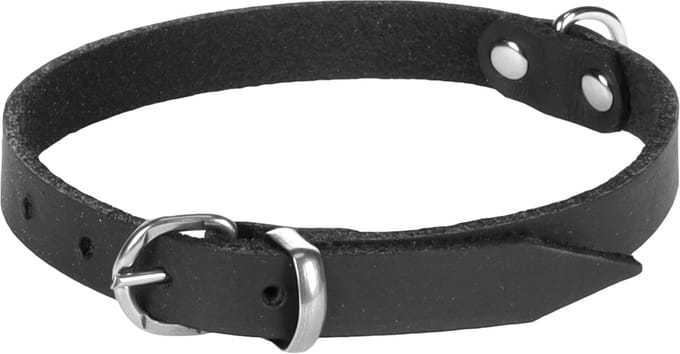 Flamingo Halsband Rondo Klink Zwart - Zwart - 37 cm x 12 mm
