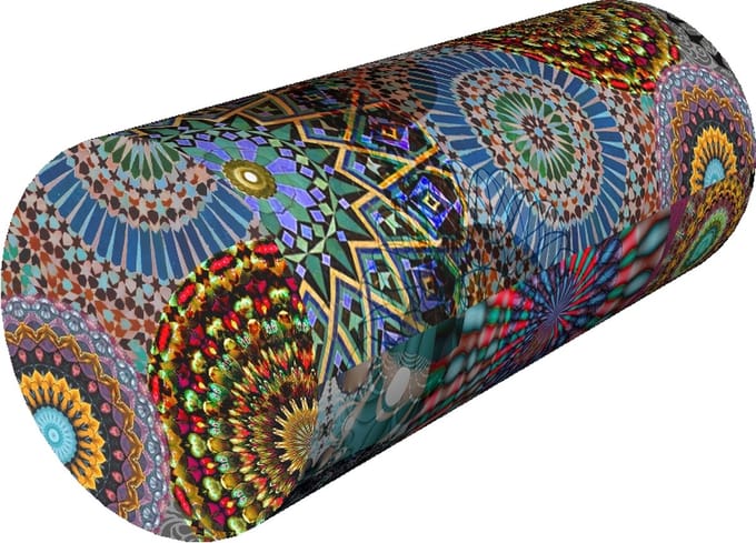 Bertoni - Nekkussen Lumbaal Roll 40x15cm  Support Thermoactive Foam Roll Kussen - Carrousel
