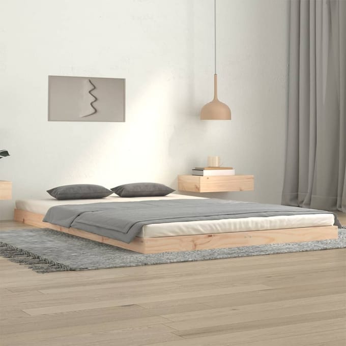 vidaXL - Bedframe - massief - grenenhout - 120x200 - cm
