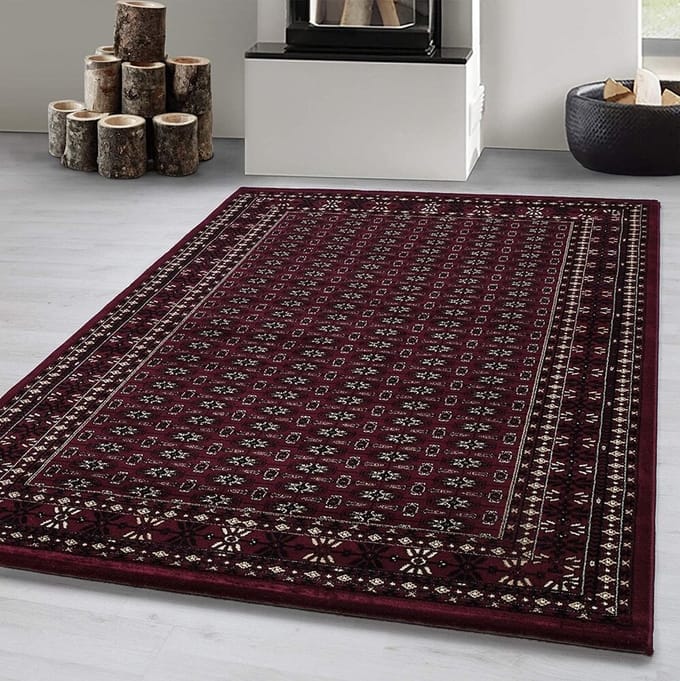 Flycarpets Marrakesh Klassiek Vloerkleed - 80x150cm - Rood