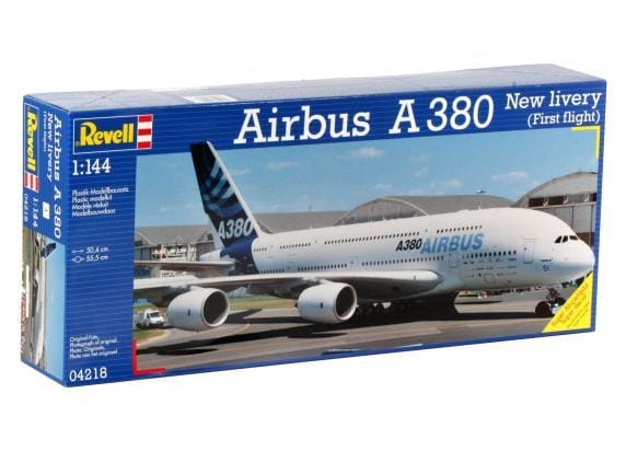 Revell Modelbouwpakket Militaire voertuigen - 04218 Airbus A 380 Design New livery First Flight Plastic - 1:144 - Modelbouw