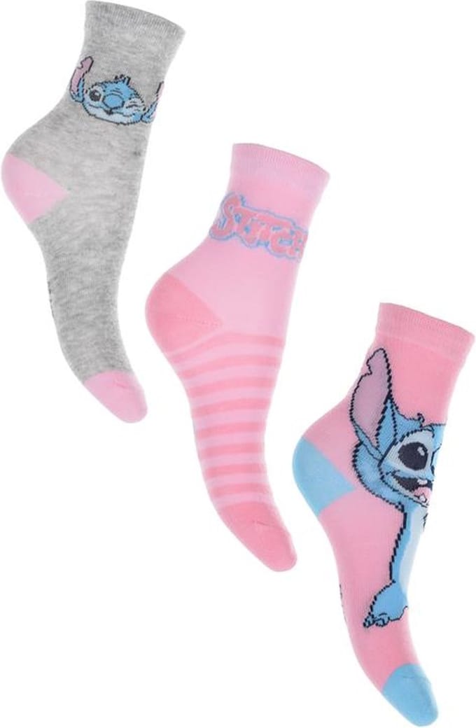 Disney - sokken Lilo & Stitch - 3 paar - maat 23/26