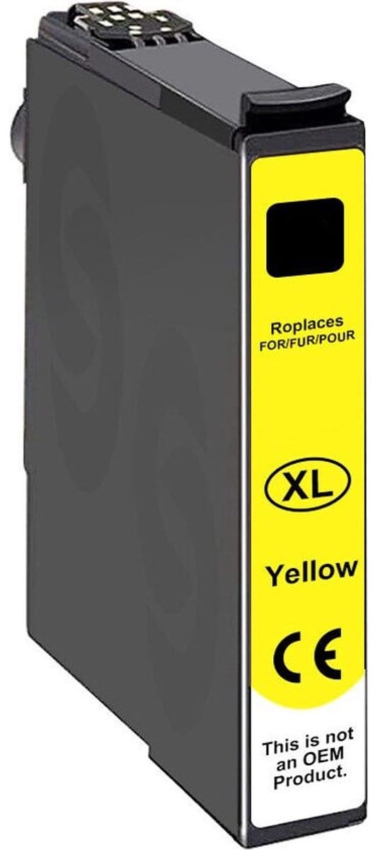 34XL Geel - Huismerk inktcartridge compatible met Epson WorkForce Pro WF-3720 DW / Epson WorkForce Pro WF-3720 DWF / Epson WorkForce Pro WF-3725 DWF
