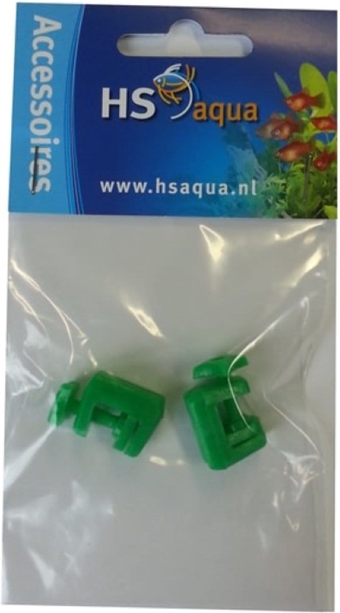 HS Aqua Slangklem Plastic Groen 4-6MM 2 Stuks