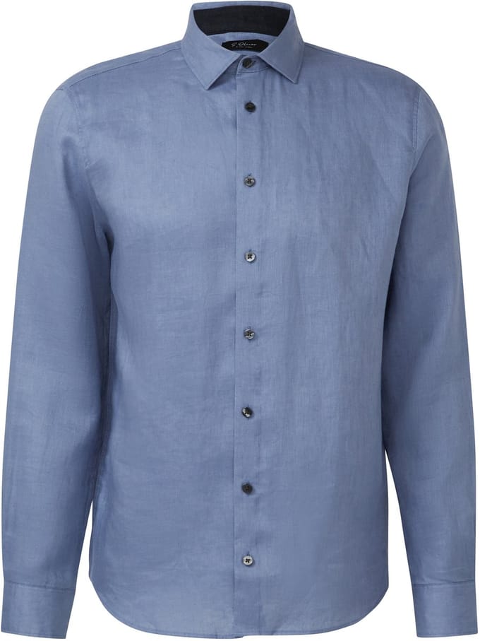 s.Oliver  Shirts Blue Taglia: 44 | Camicie Casual Outlet | Uomo | Blu