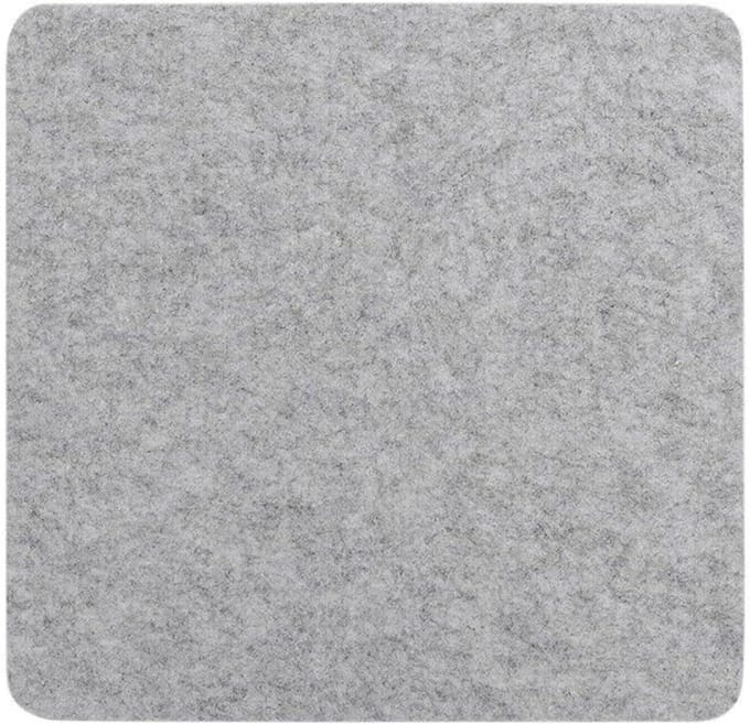 Strijkmat - Persmat Vilt - Kreukvrij Strijken - Warmteverdeling - 20 x 20 cm - Grijs