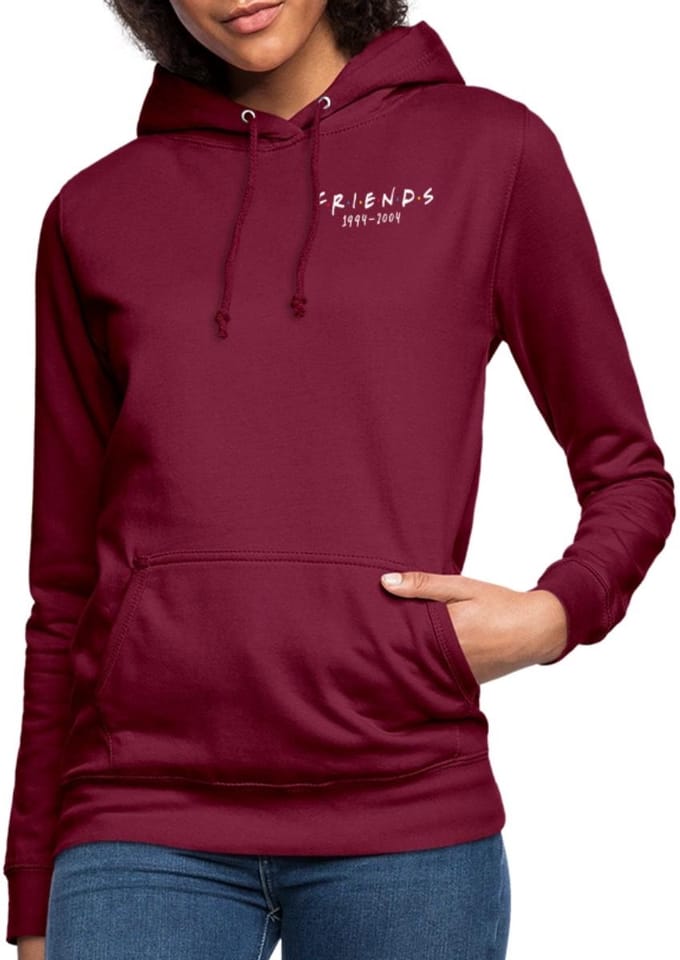 Friends Vrienden Logo 1994-2004 Hoodie Dames