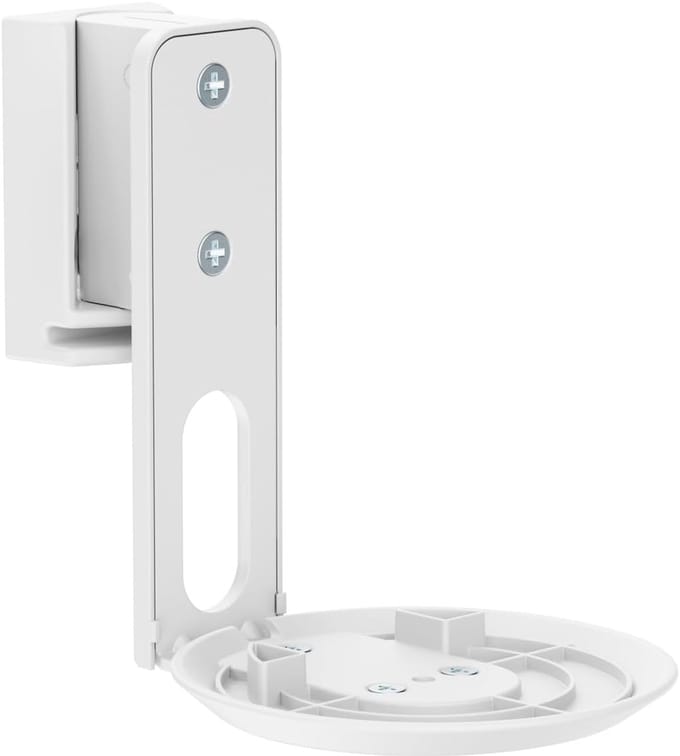 Luidspreker Muurbeugel - Speaker Ophanging - Geluid Optimaliseren - Stabiele Montage - Wit
