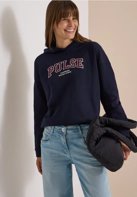 Sweatshirt met capuchon en Artwork
