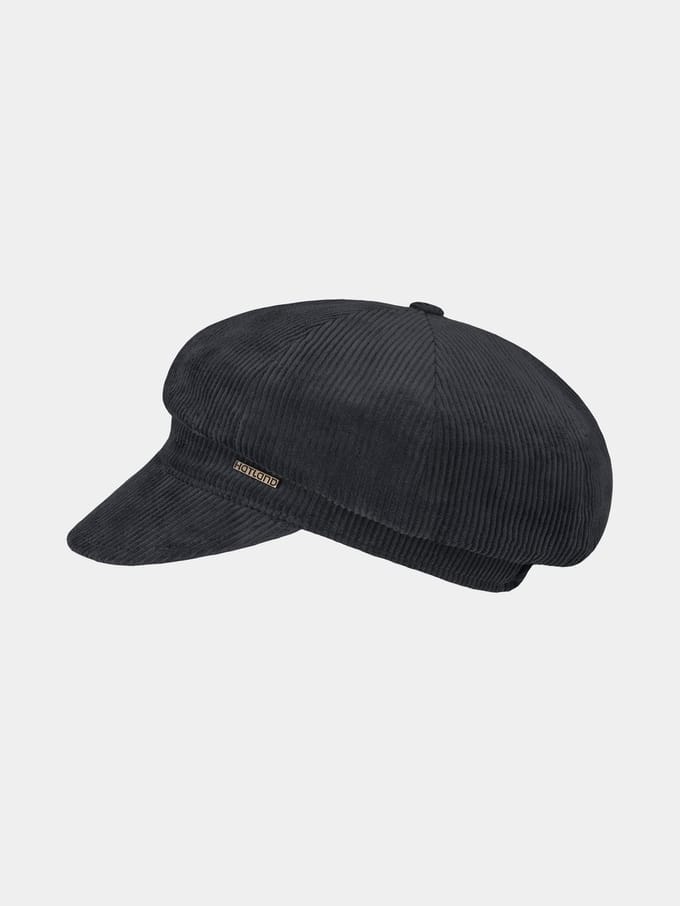 Yasmin - Corduroy ballonpet - Zwart