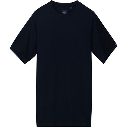 Baileys T-Shirt Crew Neck Subtle Two-Tone Dark Blue / male