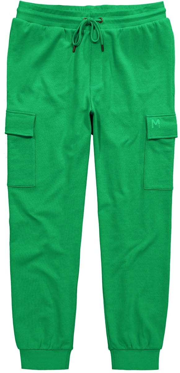 Men Plus - Heren - Cargo-joggingbroek elastische tailleband - Peterselie - Maat L